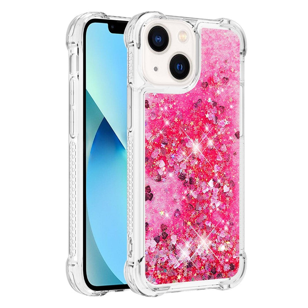 iPhone 15 Plus Glitzer-Hülle – Stoßfest & mit Treibsand