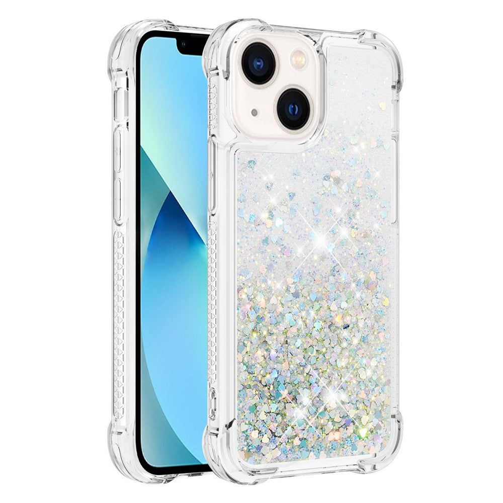iPhone 15 Plus Glitzer-Hülle – Stoßfest & mit Treibsand