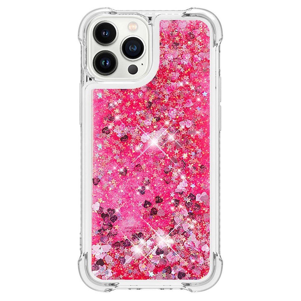 iPhone 15 Pro Glitzer-Hülle – Stoßfest & mit Treibsand