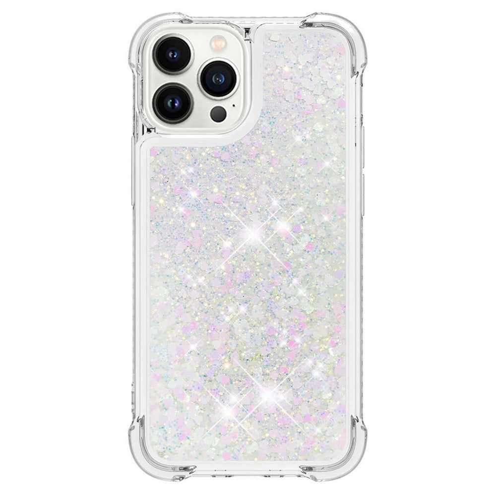 iPhone 15 Pro Glitzer-Hülle – Stoßfest & mit Treibsand