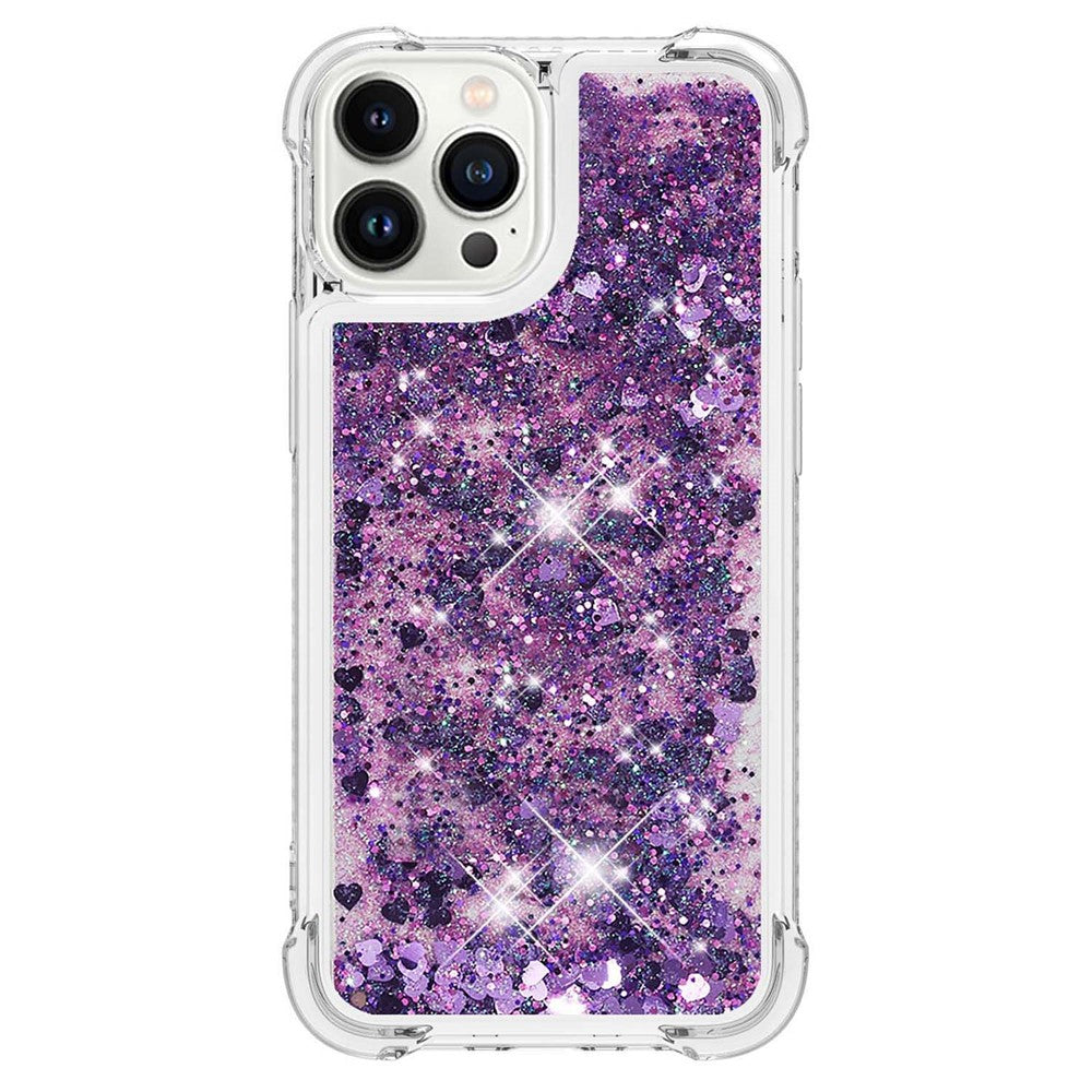 iPhone 15 Pro Glitzer-Hülle – Stoßfest & mit Treibsand