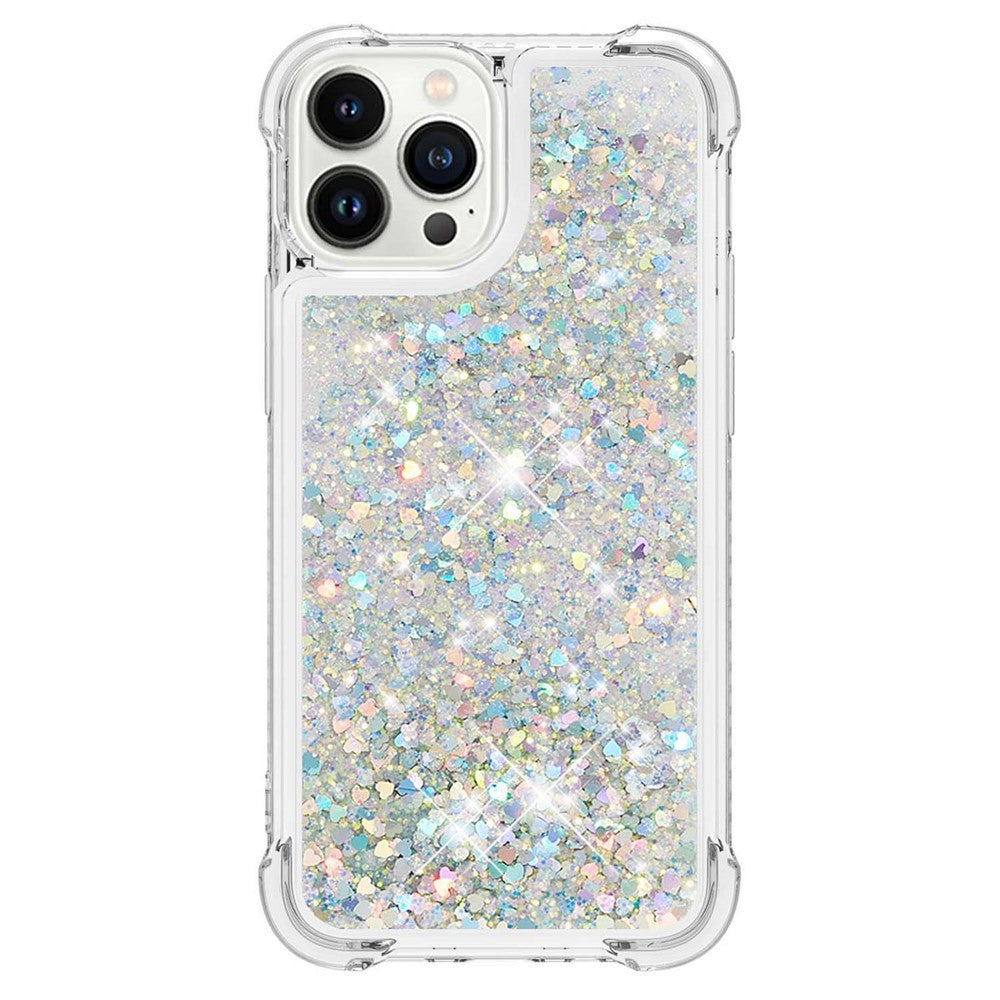 iPhone 15 Pro Glitzer-Hülle – Stoßfest & mit Treibsand