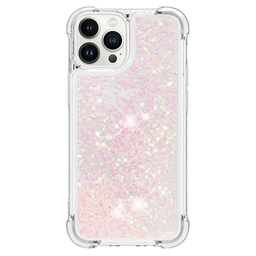 iPhone 15 Pro Glitzer-Hülle – Stoßfest & mit Treibsand