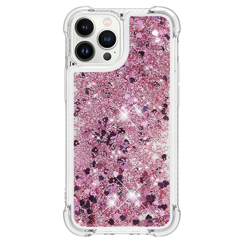 iPhone 15 Pro Glitzer-Hülle – Stoßfest & mit Treibsand