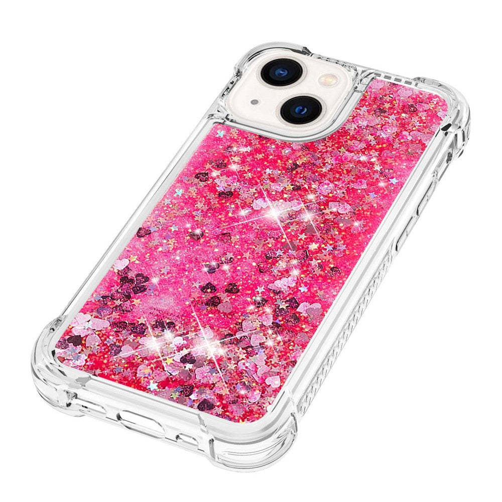 iPhone 15 Glitzer-Hülle – Stoßfest & mit Treibsand