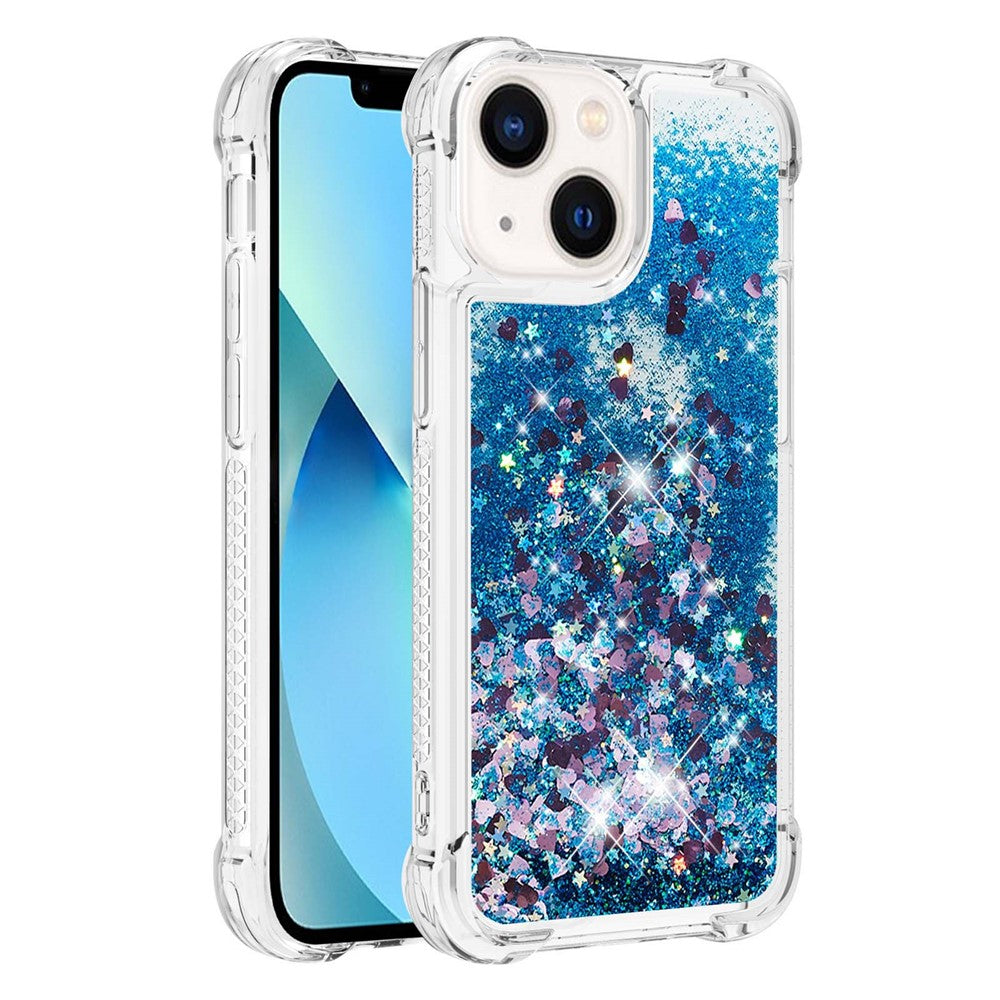 iPhone 15 Glitzer-Hülle – Stoßfest & mit Treibsand