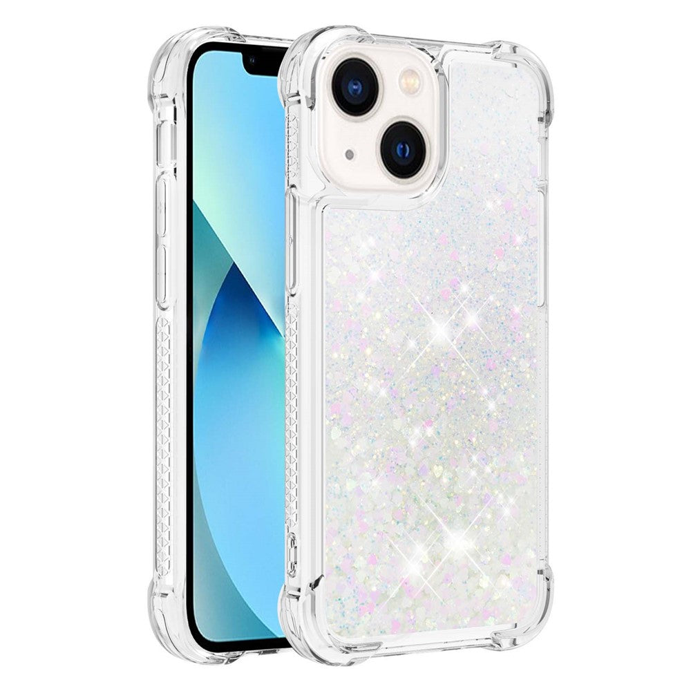iPhone 15 Glitzer-Hülle – Stoßfest & mit Treibsand