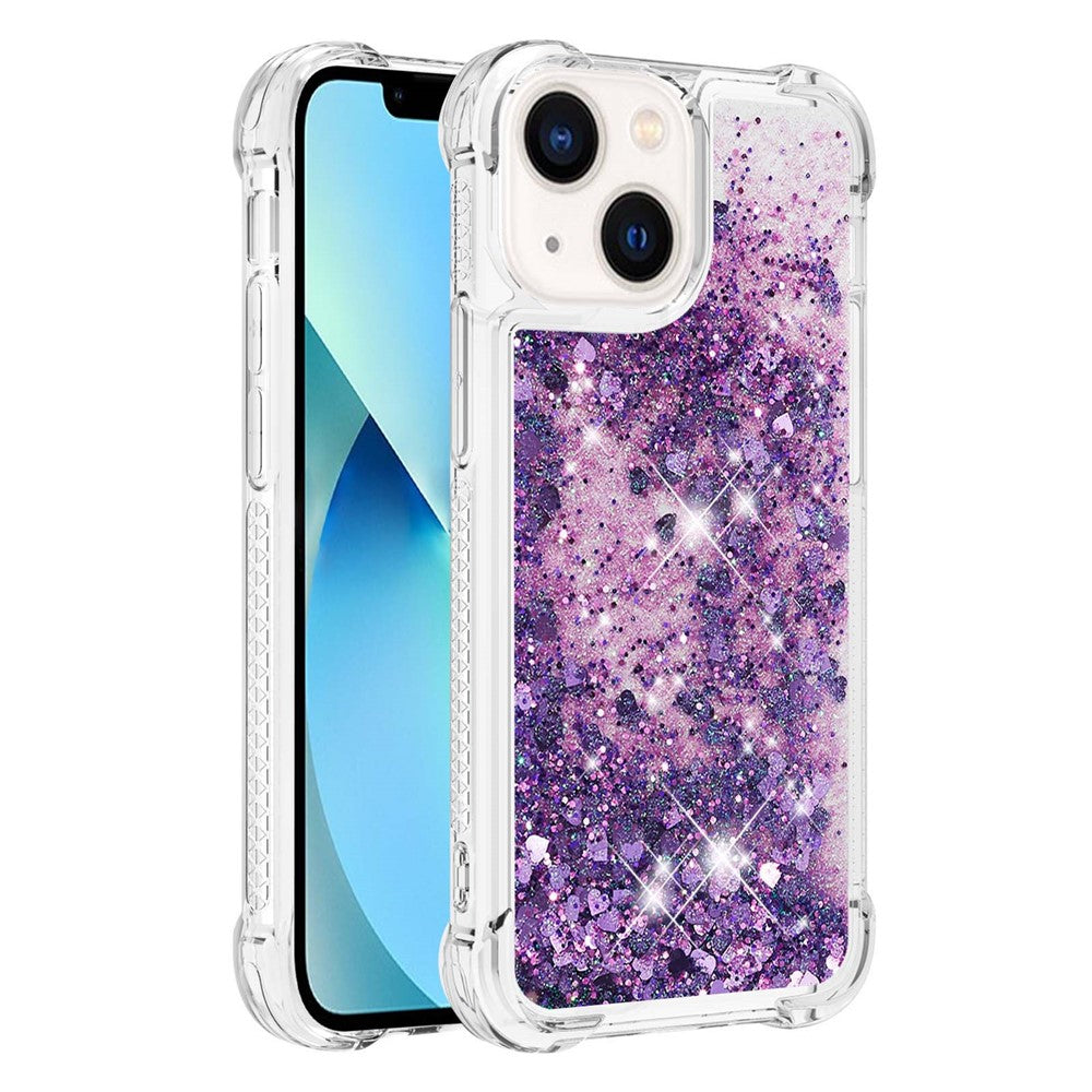 iPhone 15 Glitzer-Hülle – Stoßfest & mit Treibsand