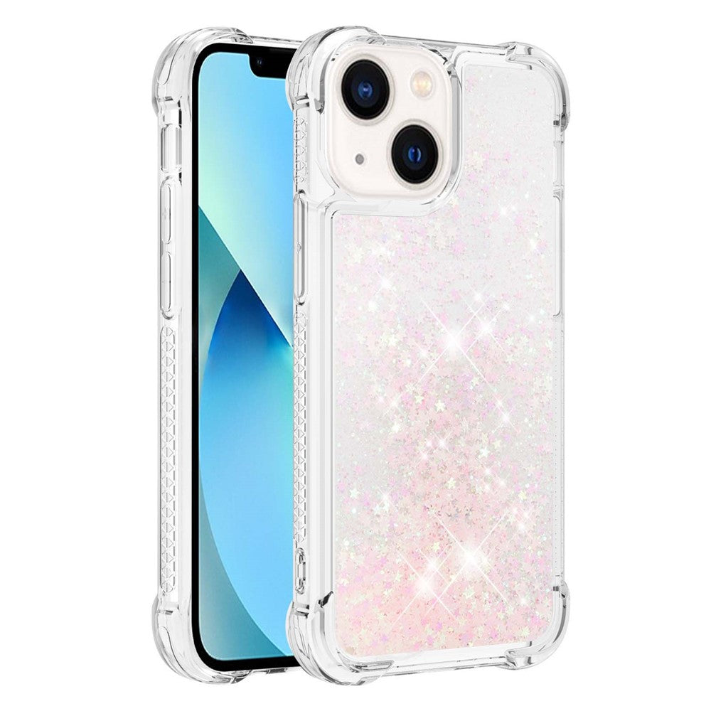 iPhone 15 Glitzer-Hülle – Stoßfest & mit Treibsand