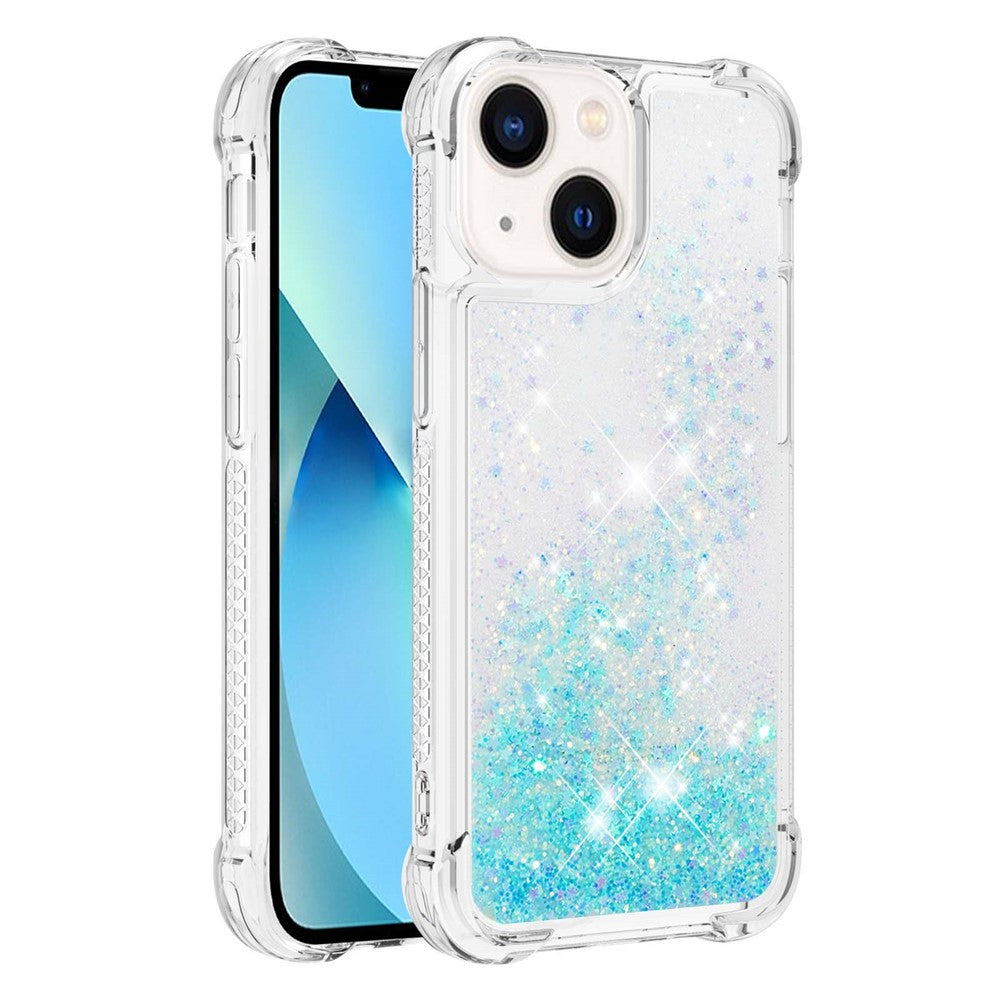 iPhone 15 Glitzer-Hülle – Stoßfest & mit Treibsand