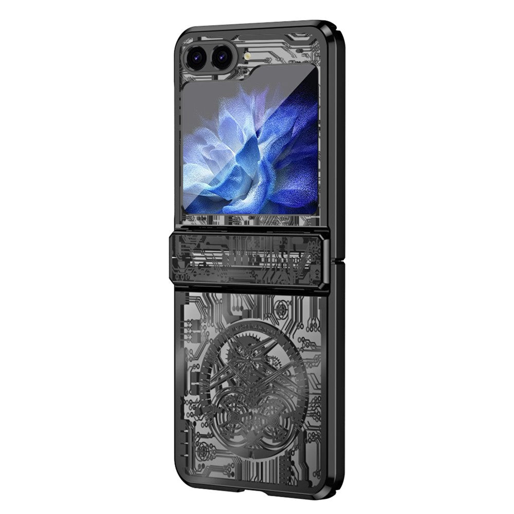 Galaxy Z Flip5 5G Mechanical Legend Series Schutzhülle – Robust, mit Schutzfolie aus gehärtetem Glas