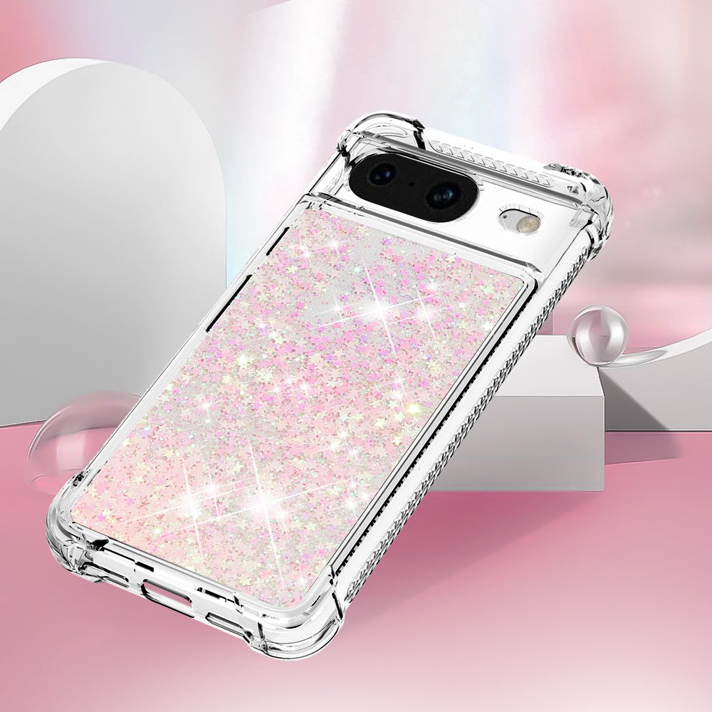 Pixel 8 Glitzer-Hülle – Stoßfest & mit Treibsand