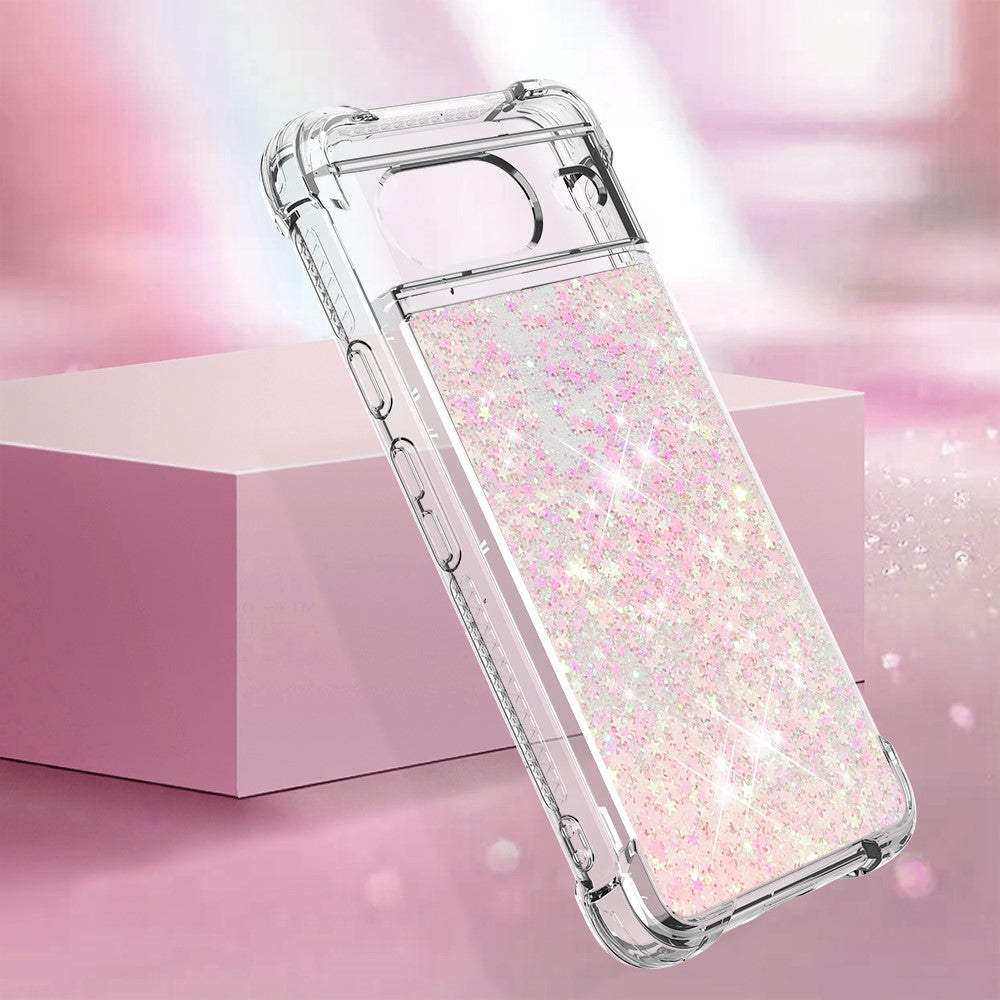 Pixel 8 Glitzer-Hülle – Stoßfest & mit Treibsand