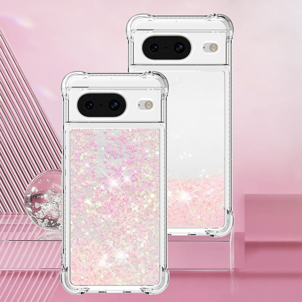 Pixel 8 Glitzer-Hülle – Stoßfest & mit Treibsand
