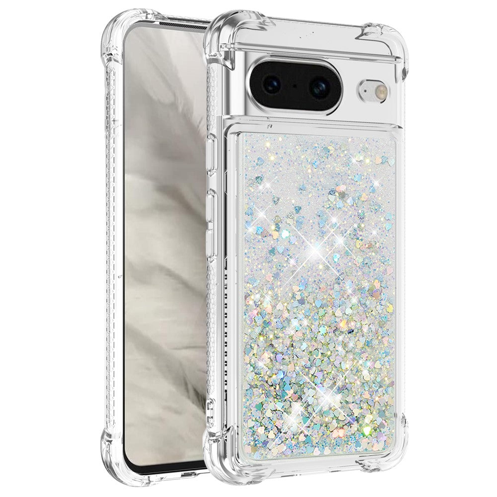 Pixel 8 Glitzer-Hülle – Stoßfest & mit Treibsand