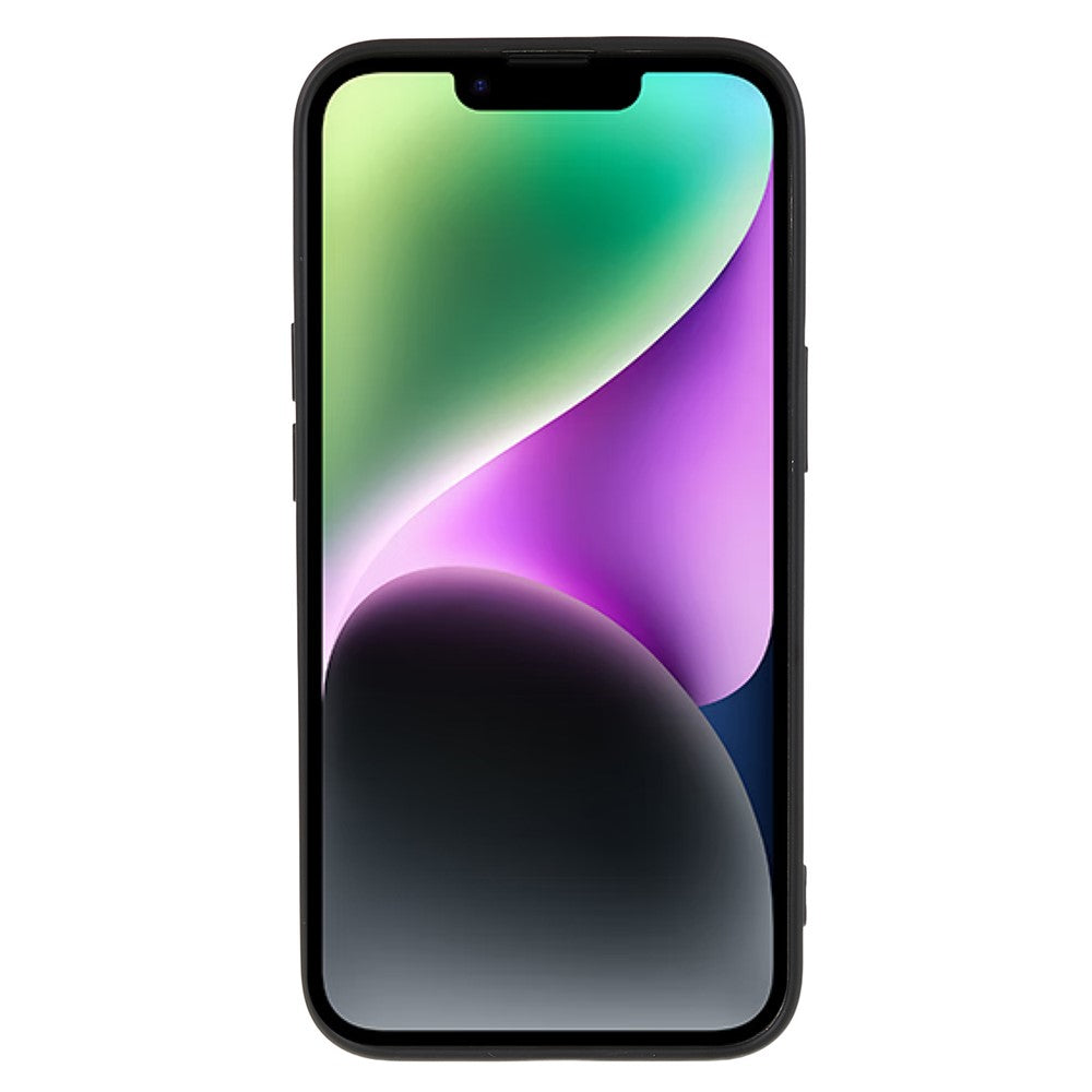 iPhone 15 Gummierte Hülle – Mit Faserfutter & Anti-Kratz-Abdeckung