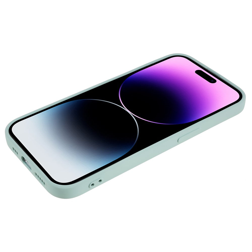 iPhone 15 Pro Gummierte Hülle – Mit Faserfutter & Anti-Kratz-Abdeckung