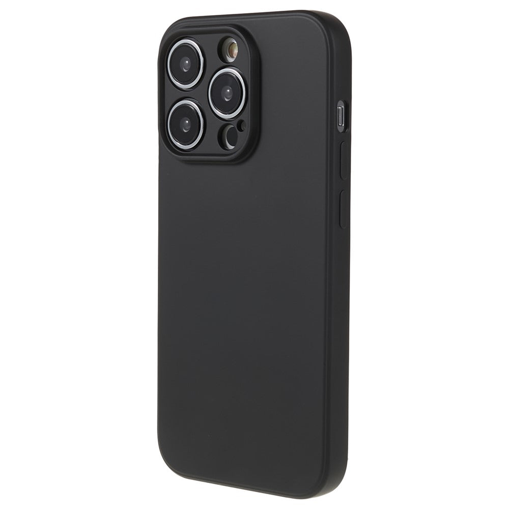 iPhone 15 Pro Gummierte Hülle – Mit Faserfutter & Anti-Kratz-Abdeckung