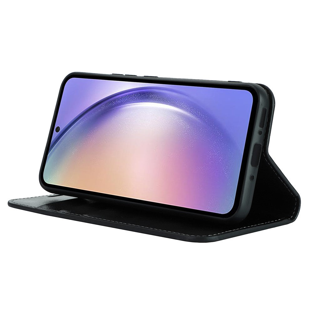 Galaxy A54 5G Echtleder-Hülle mit Kartenfach