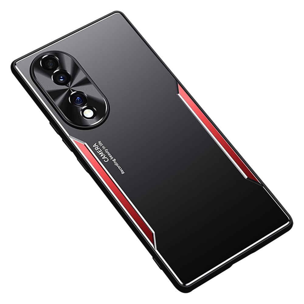 For Honor 70 5G Aluminium Alloy+TPU Anti-Scratch Case Shockproof Phone Cover