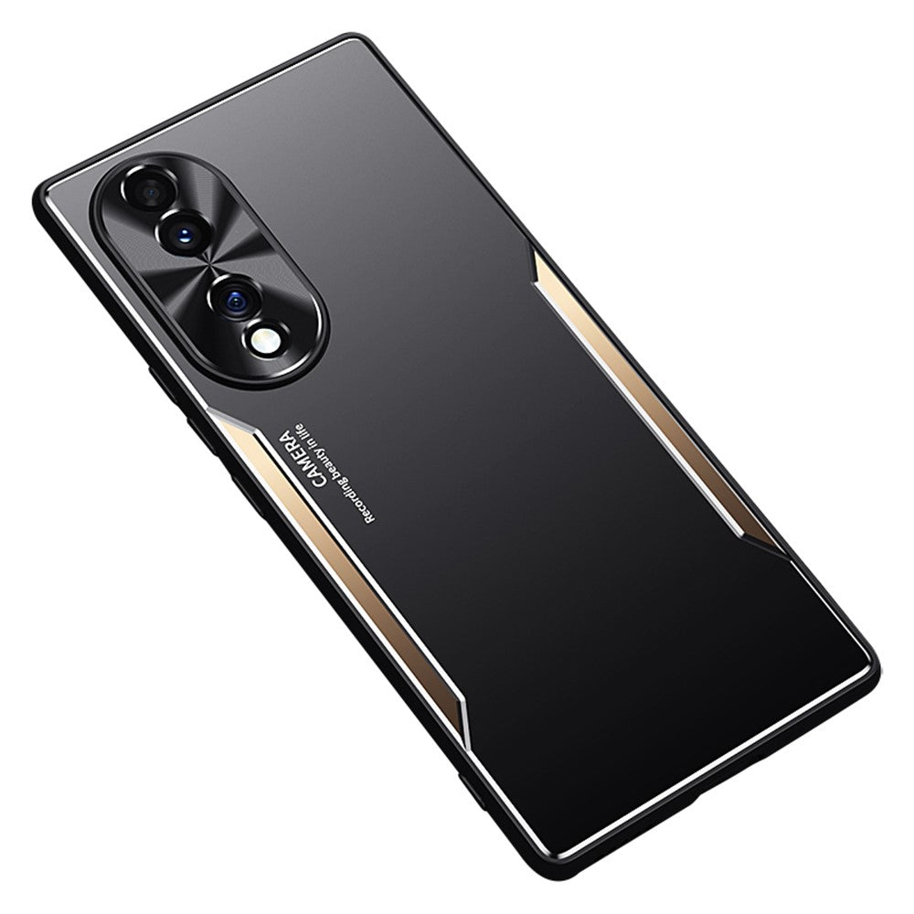 For Honor 70 5G Aluminium Alloy+TPU Anti-Scratch Case Shockproof Phone Cover