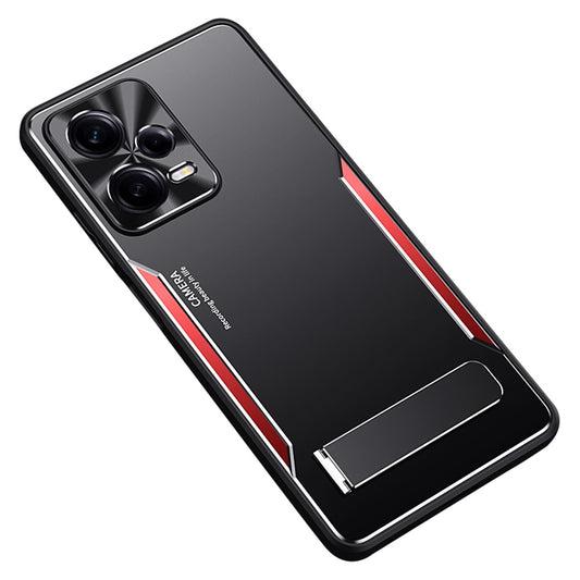 Xiaomi Redmi Note 12 Pro+ 5G Handyhülle – TPU+Aluminium-Legierung Kickstand stoßfeste
