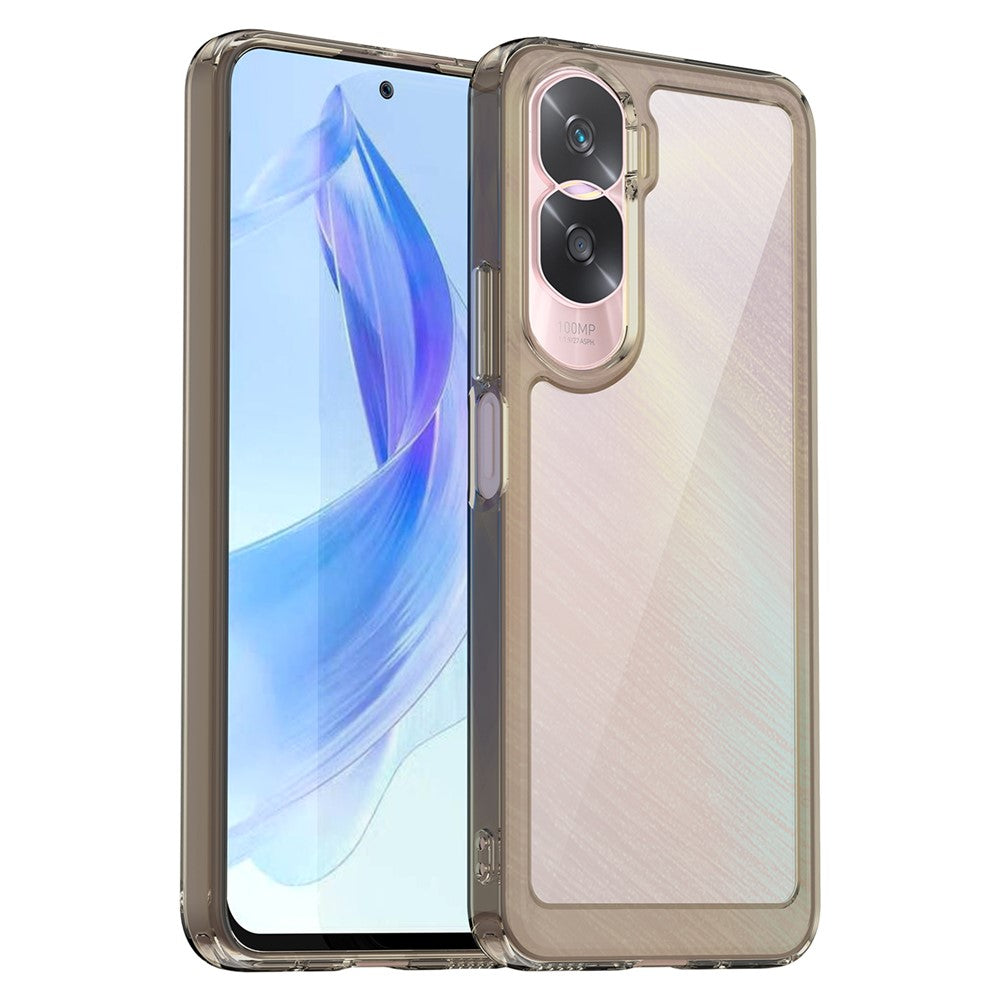 Honor 90 Lite 5G / X50i 5G Transparente Handyhülle – TPU + Acryl Handy-Rückseite, stoßfest