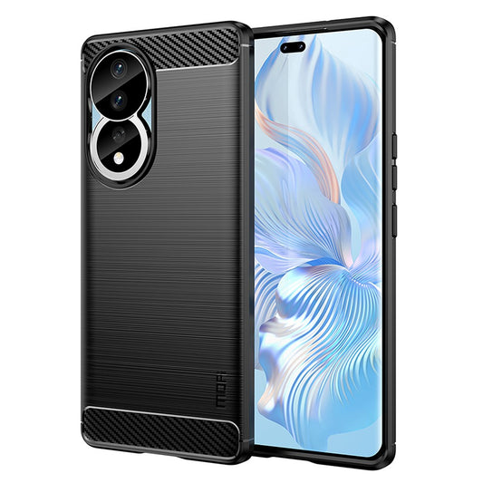 Honor 90 Handyhülle – MOFI JK TPU Series-1 Weiches TPU-Gehäuse aus Kohlefaser, kratzfeste, gebürstete