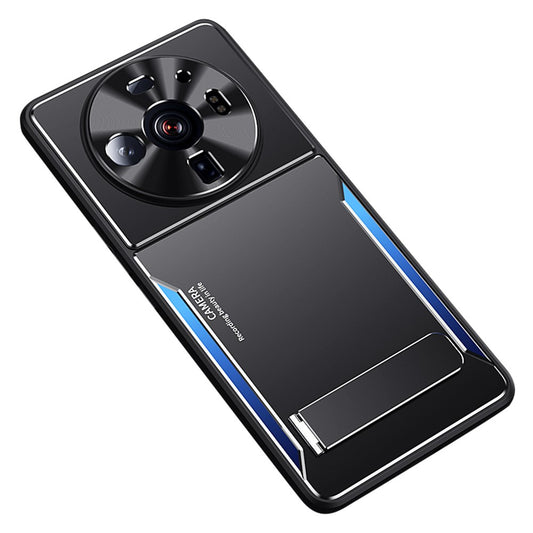 Xiaomi 12S Ultra 5G Handyhülle – Anti-Scratch Phone Case aus TPU + Aluminiumlegierung mit Ständer