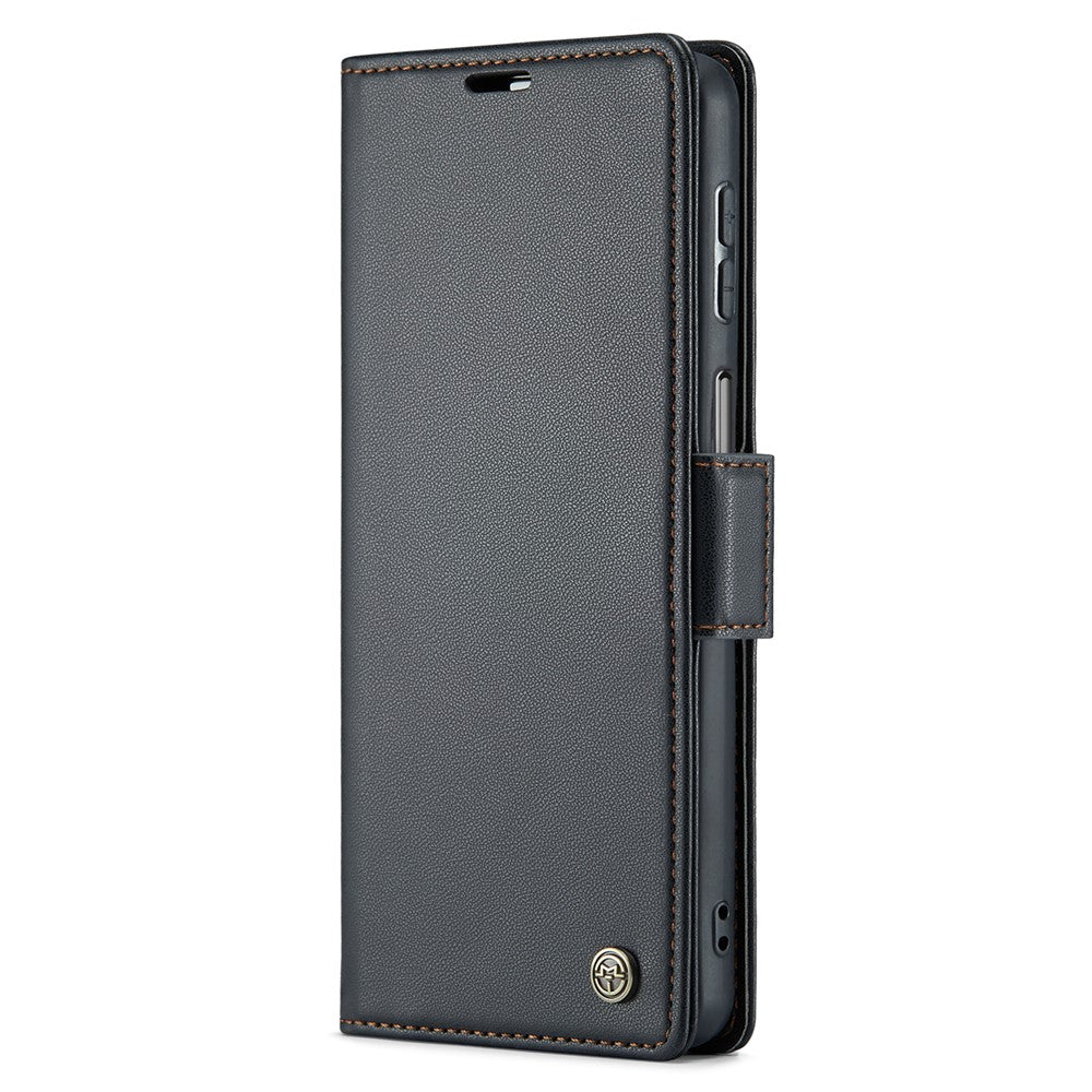 Galaxy A24 4G Glänzende Wallet-Hülle – RFID-Schutz & Ständer