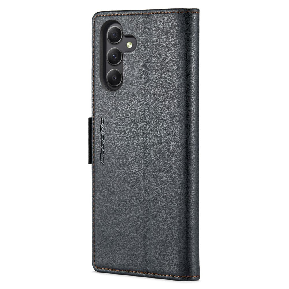 Galaxy A24 4G Glänzende Wallet-Hülle – RFID-Schutz & Ständer