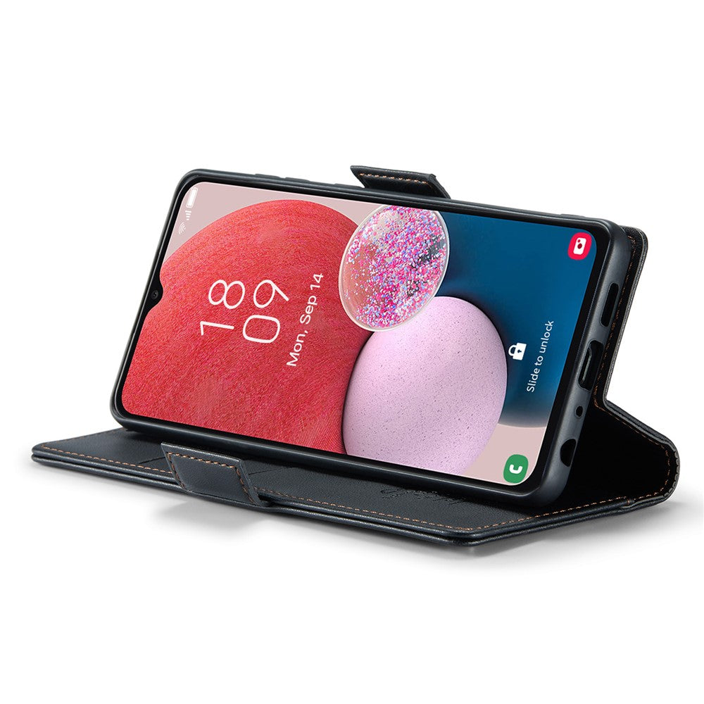 Galaxy A13 4G/5G / A04s 4G / A04 4G / M13 5G Glänzende Wallet-Hülle – RFID-Schutz & Ständer