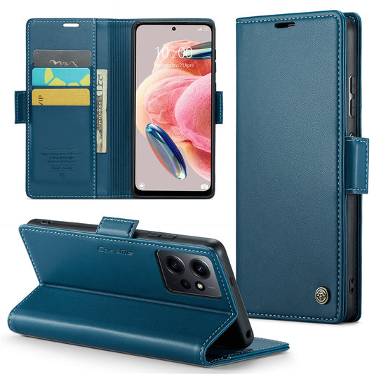 Xiaomi Redmi Note 12 4G Handyhülle – Ledertasche CASEME 023 RFID-blockierende mobile Abdeckung mit 3 Kartenfächern