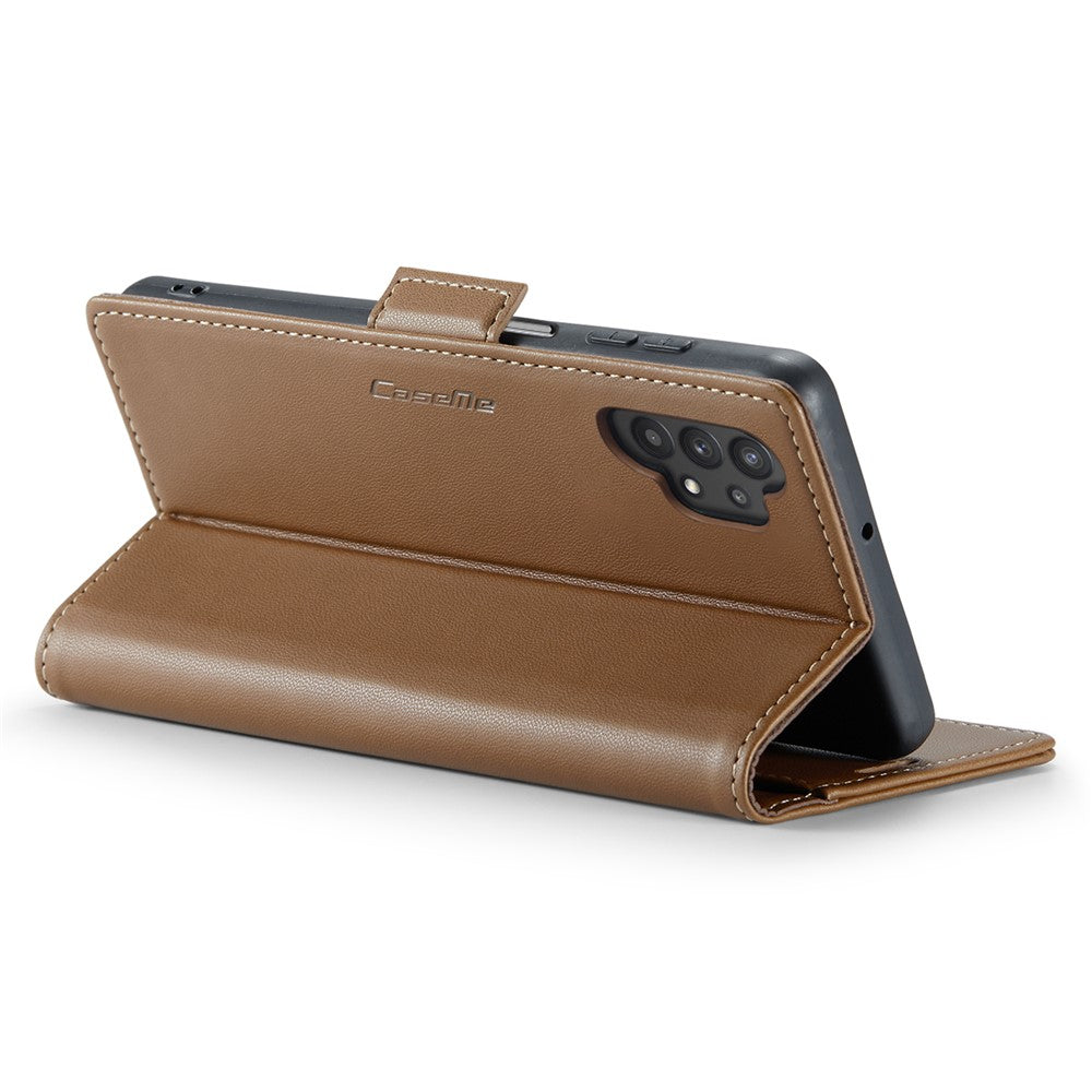 Galaxy A32 5G / M32 5G Glänzende Wallet-Hülle – RFID-Schutz & Ständer