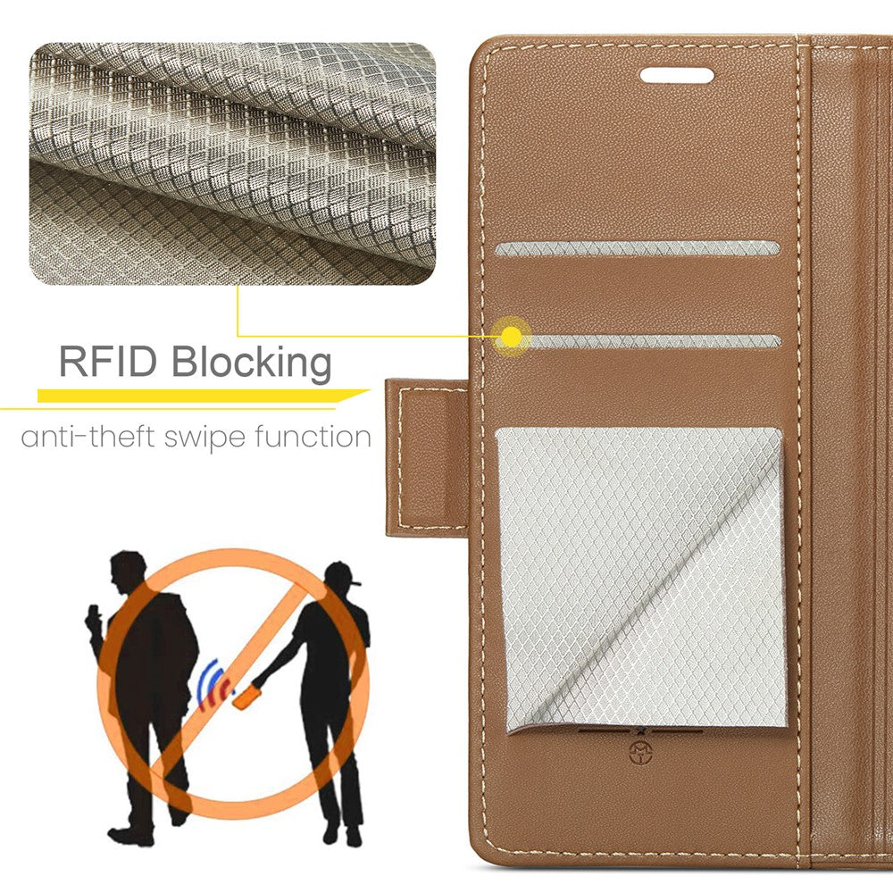 Galaxy A32 5G / M32 5G Glänzende Wallet-Hülle – RFID-Schutz & Ständer