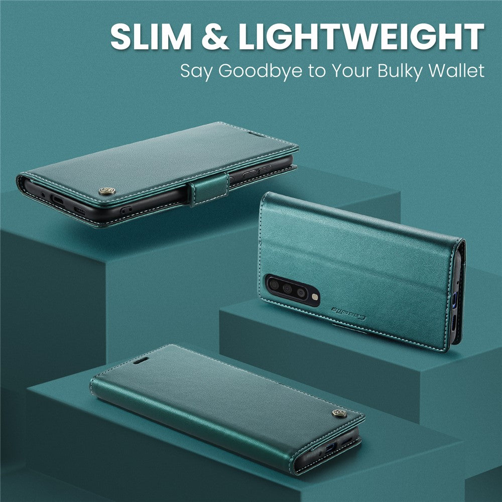 Galaxy A70 / A70s Glänzende Wallet-Hülle – RFID-Schutz & Ständer