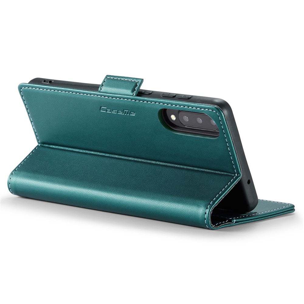 Galaxy A70 / A70s Glänzende Wallet-Hülle – RFID-Schutz & Ständer