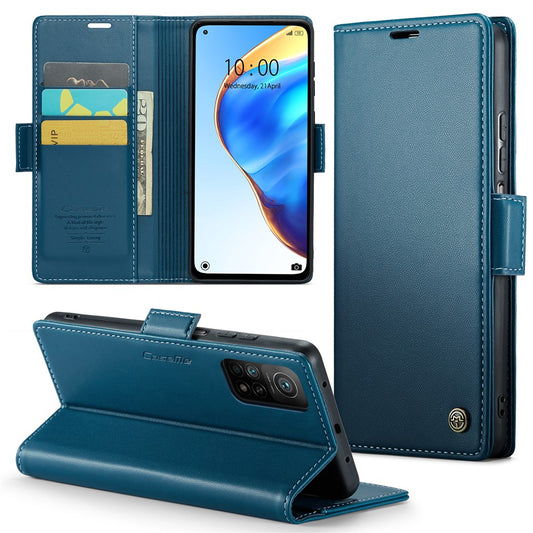 For Xiaomi Mi 10T 5G / Mi 10T Pro 5G / Redmi K30S Leather Case CASEME 023 RFID Blocking 3 Card Slot Mobile Cover