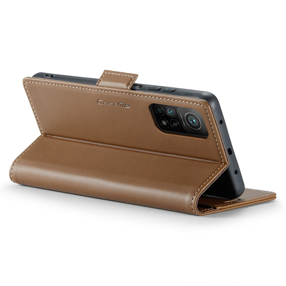 For Xiaomi Mi 10T 5G / Mi 10T Pro 5G / Redmi K30S Leather Case CASEME 023 RFID Blocking 3 Card Slot Mobile Cover