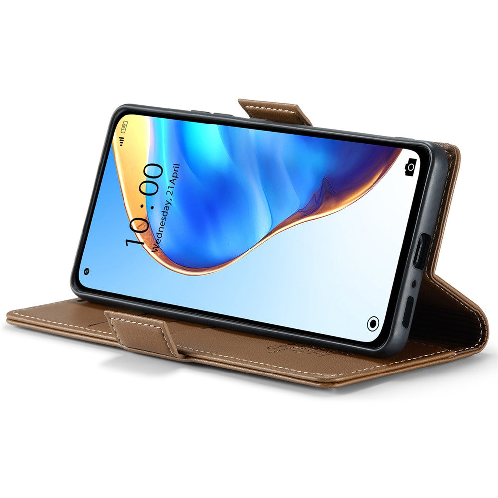 For Xiaomi Mi 10T 5G / Mi 10T Pro 5G / Redmi K30S Leather Case CASEME 023 RFID Blocking 3 Card Slot Mobile Cover