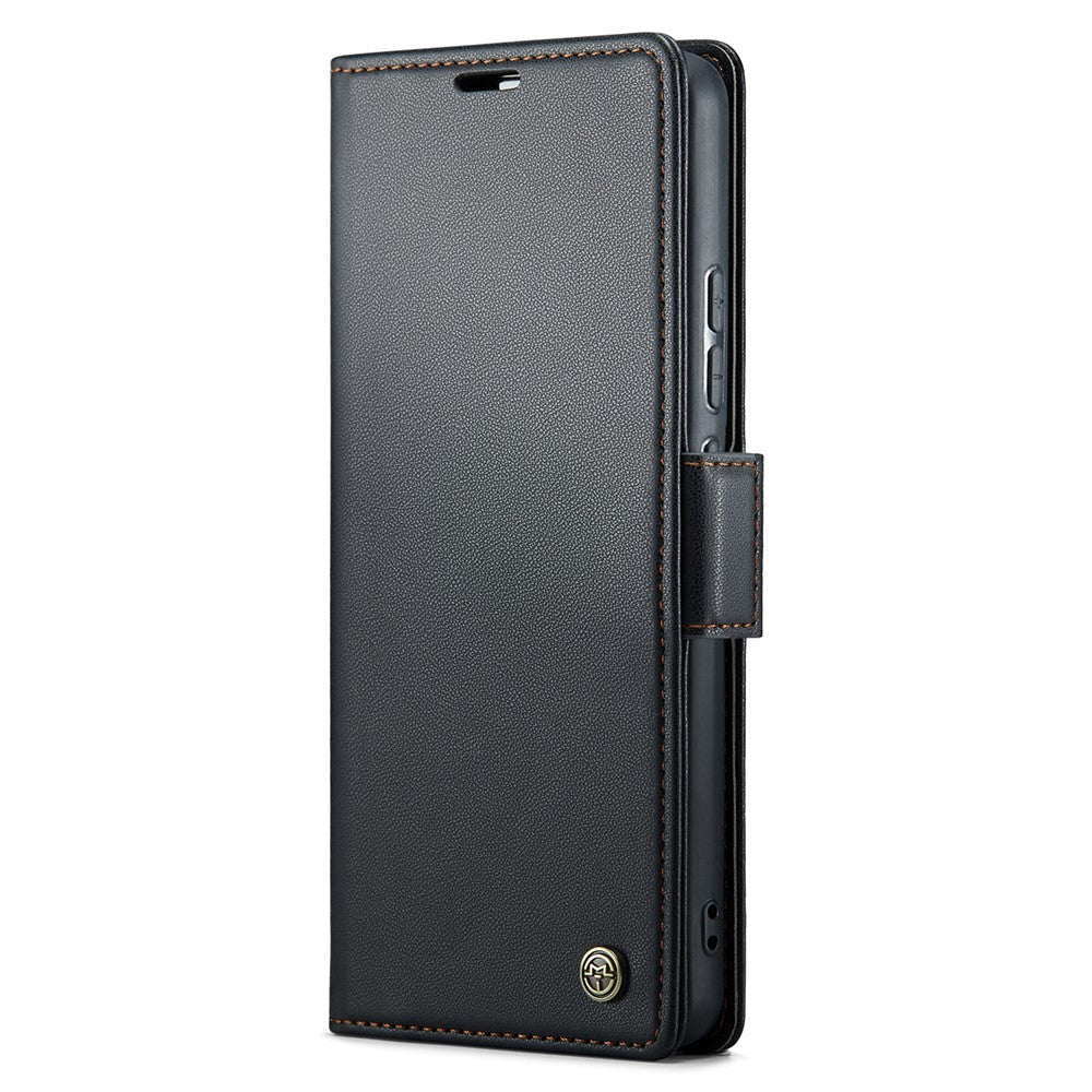 Galaxy A72 4G/5G Glänzende Wallet-Hülle – RFID-Schutz & Ständer