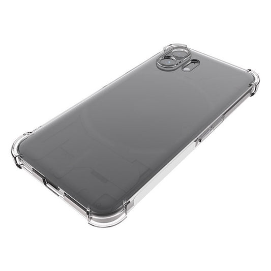 Nothing phone (2) Transparente Handyhülle – Aus TPU, mit Airbag-Schutz