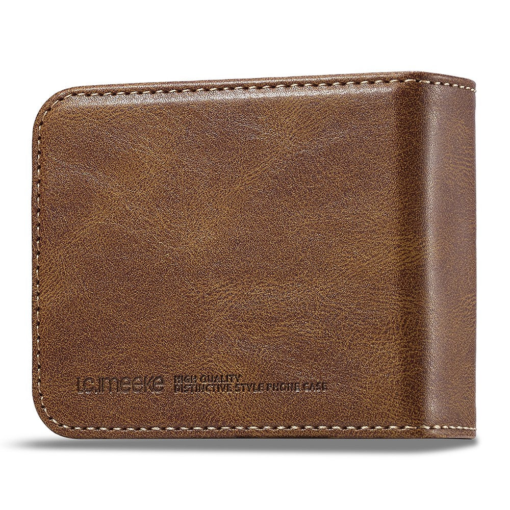 LC.IMEEKE For Samsung Galaxy Z Flip5 5G PU Leather Phone Cover RFID Blocking Card Slot Case