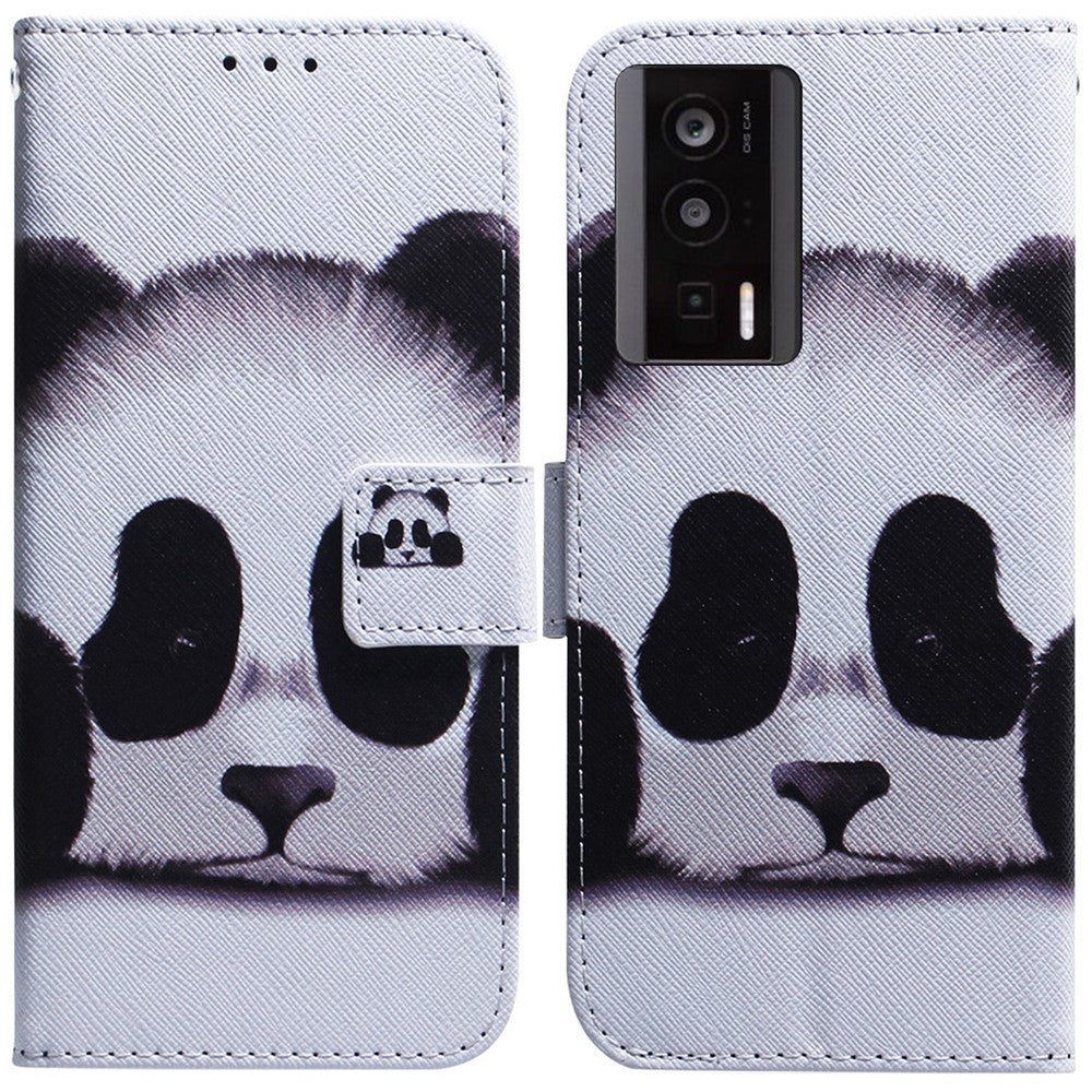 Phone Case for Xiaomi Poco F5 Pro 5G / Redmi K60 5G / K60 Pro 5G , PU Leather Pattern Printed Stand Wallet Flip Cover