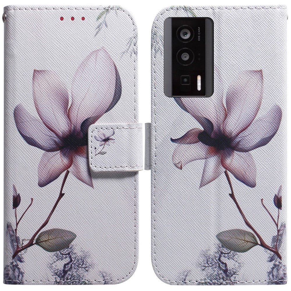 Phone Case for Xiaomi Poco F5 Pro 5G / Redmi K60 5G / K60 Pro 5G , PU Leather Pattern Printed Stand Wallet Flip Cover