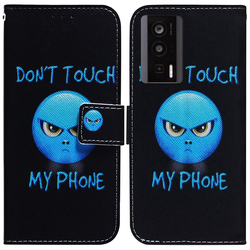 Phone Case for Xiaomi Poco F5 Pro 5G / Redmi K60 5G / K60 Pro 5G , PU Leather Pattern Printed Stand Wallet Flip Cover