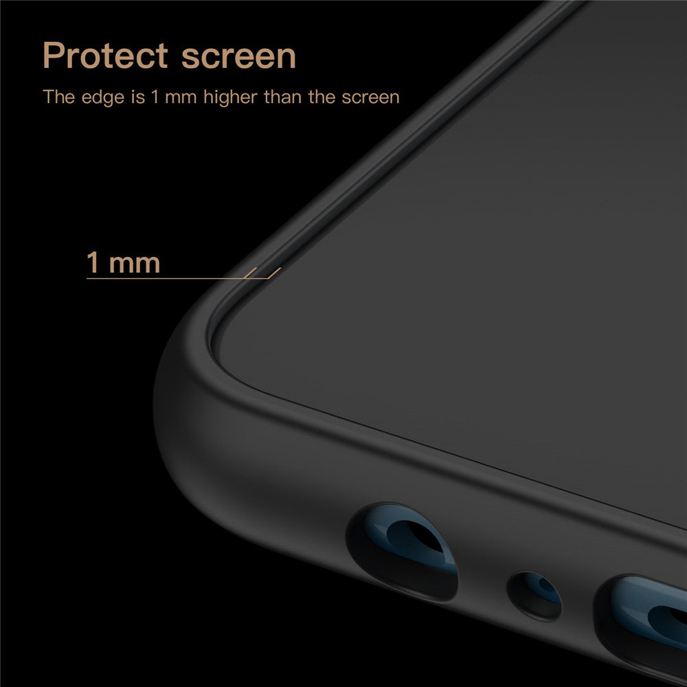 Galaxy A72 4G/5G Lederhülle – stoßfest & einfarbig