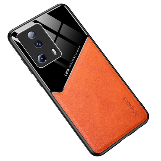 Xiaomi Civi 2 5G / Xiaomi 13 Lite Handyhülle – Civi 2 5G Anti-Fall-Abdeckung, PU-Leder beschichtete TPU+PC- mit Kfz-Halterung aus Metallblech