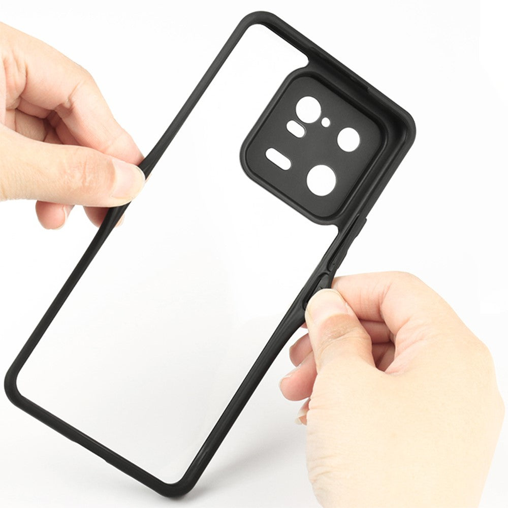 Phone Case for Xiaomi 13 Pro 5G , Flexible TPU + Hard PC Transparent Phone Cover