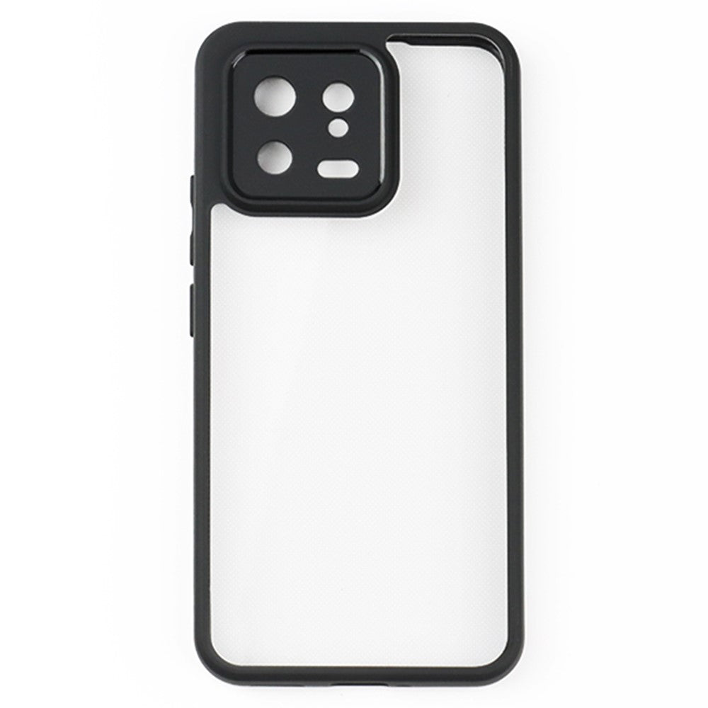 For Xiaomi 13 Super Thin TPU + PC Phone Case HD Transparent Dustproof Mobile Phone Cover